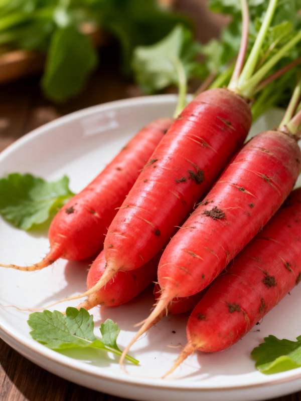 新鲜红萝卜图片