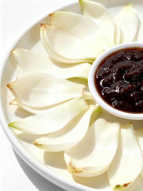 花瓣配果酱图片