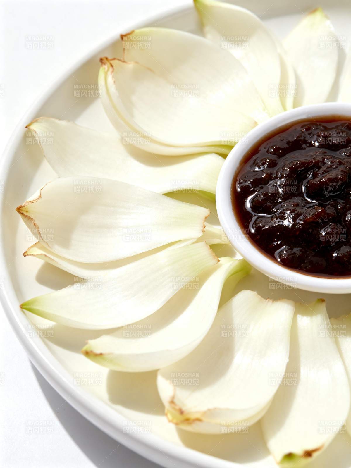 花瓣配果酱图片