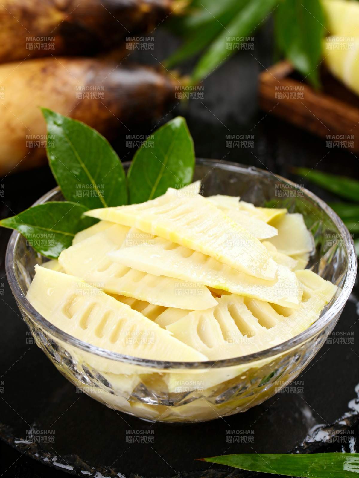 新鲜竹笋片图片