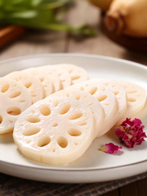 清脆莲藕片图片