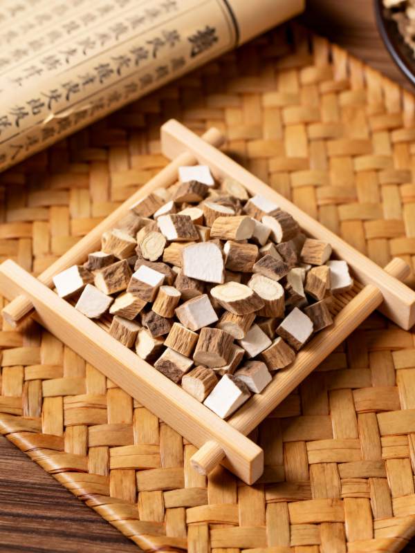 中药切片摆盘图片