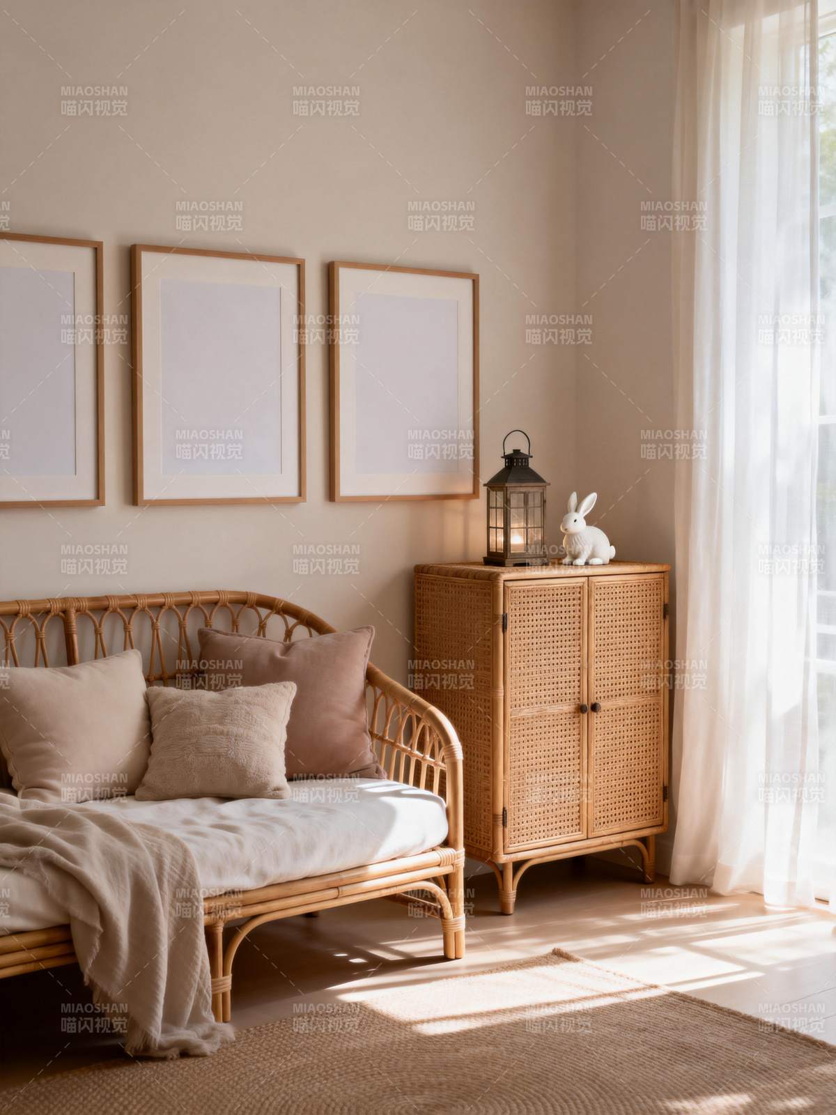 温馨自然风卧室图片