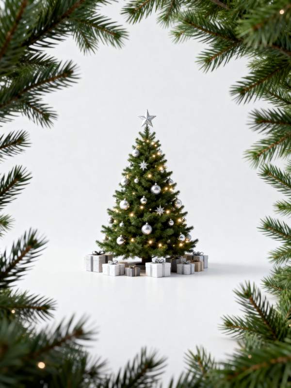 圣诞树与礼物图片