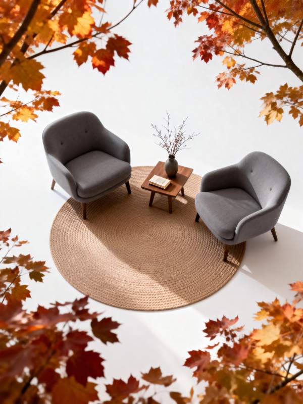 秋日静谧角落图片