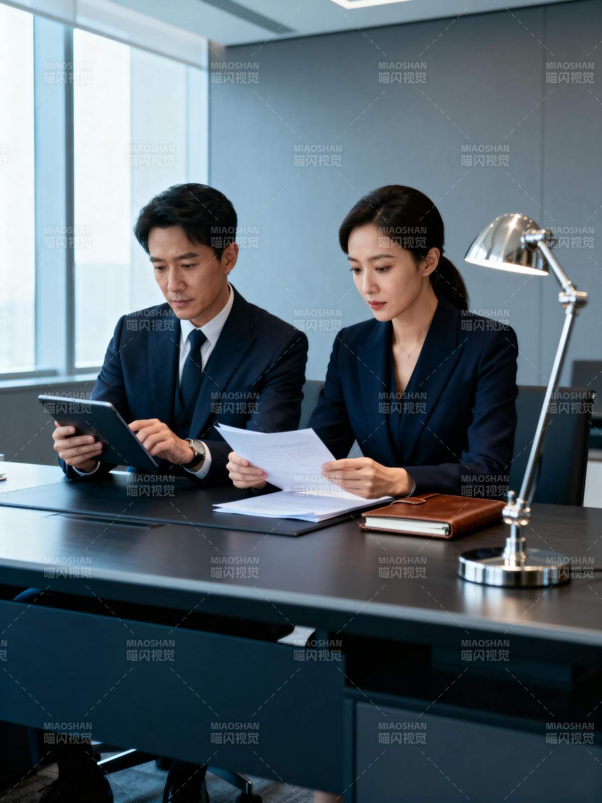 商务会议专注工作图片