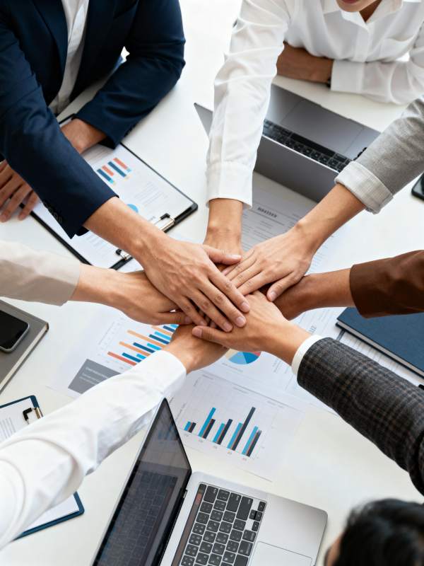 团队协作共进图片