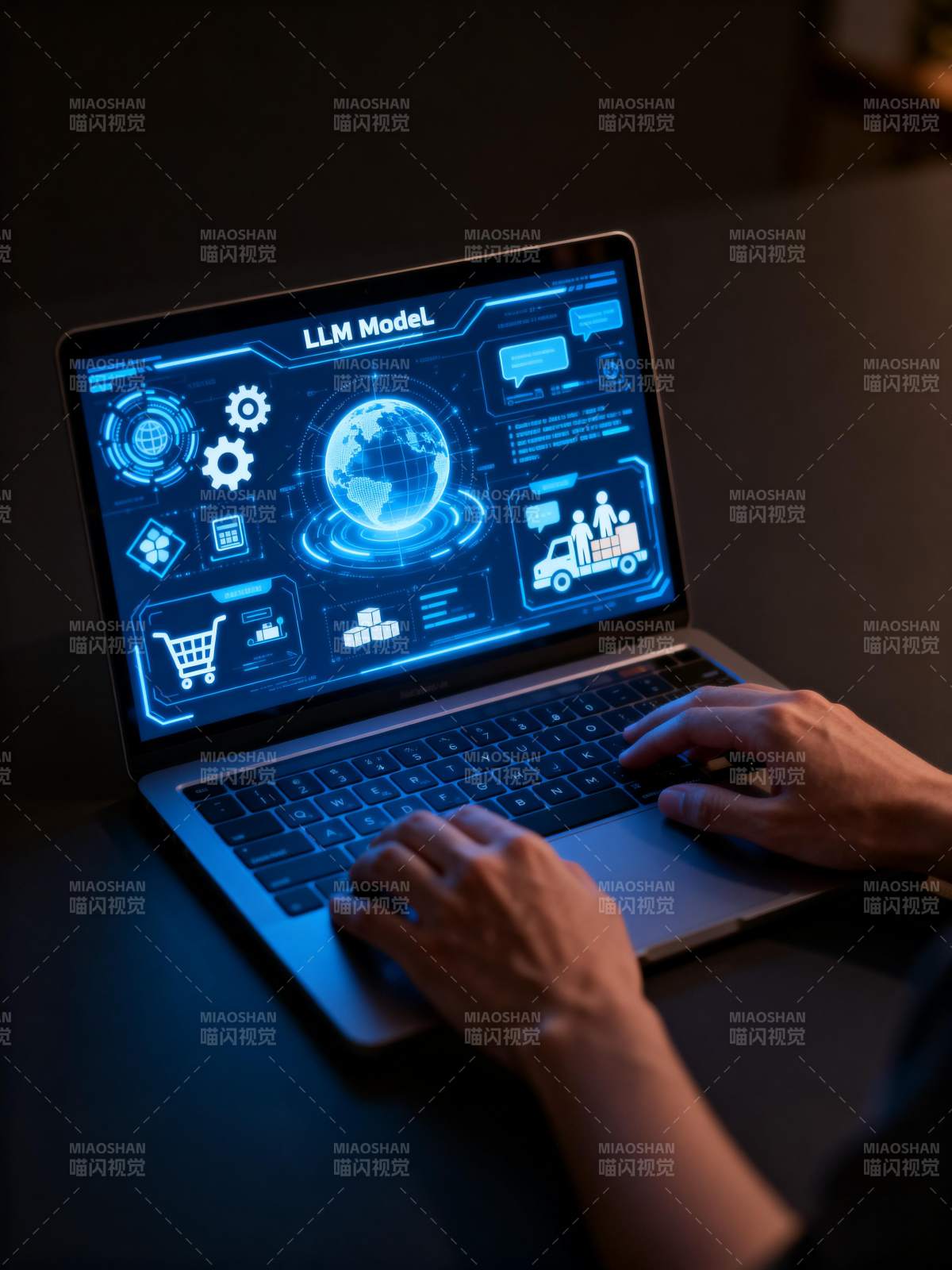 AI模型驱动未来图片