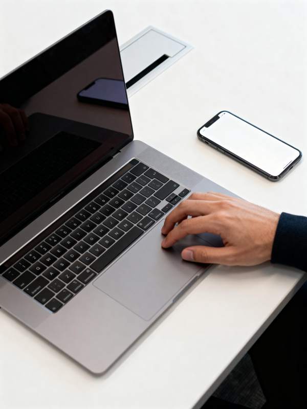 办公桌上的科技生活图片