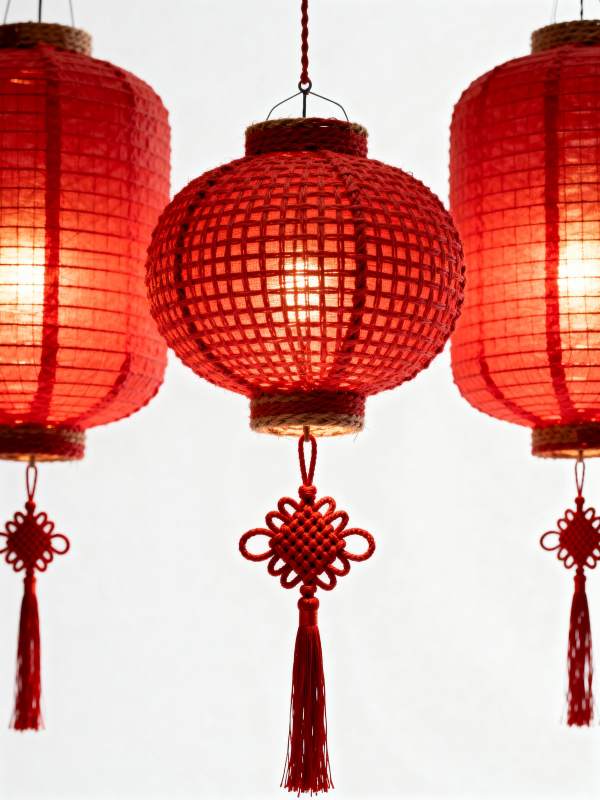 红灯笼高挂图片