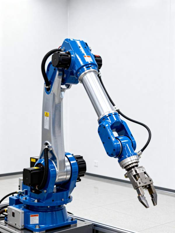 工业机械臂特写图片