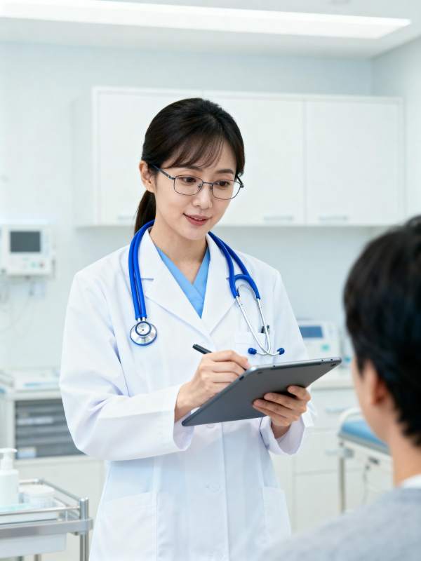 医生诊室记录病情图片