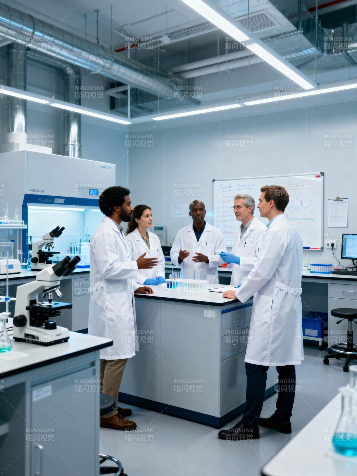 实验室团队研讨图片