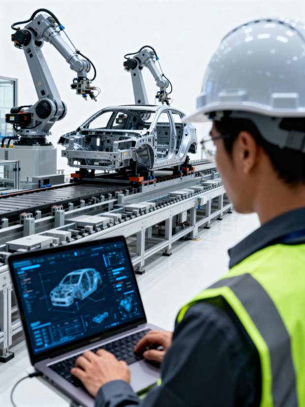 智能汽车生产线图片
