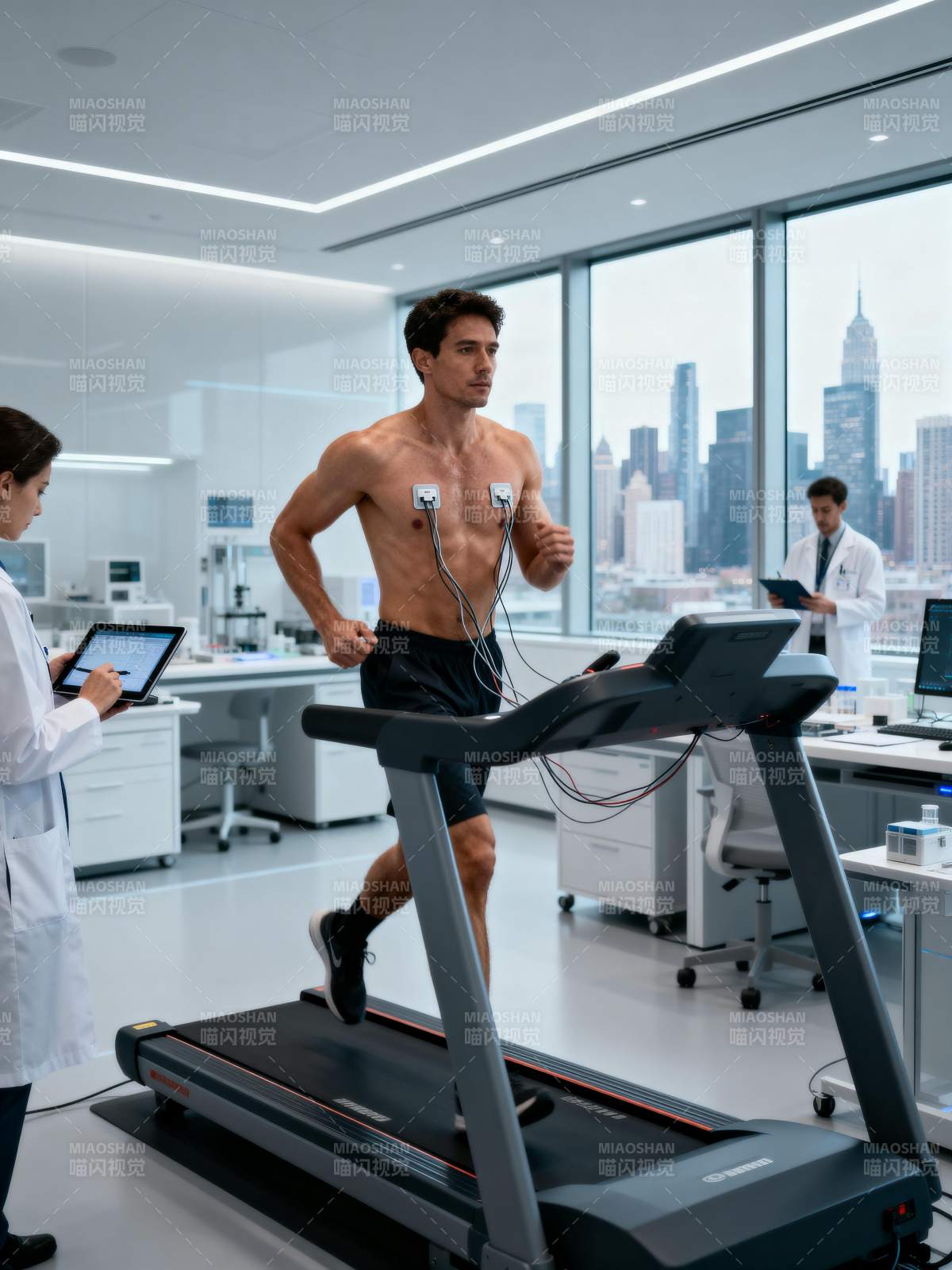 实验室跑步测试图片
