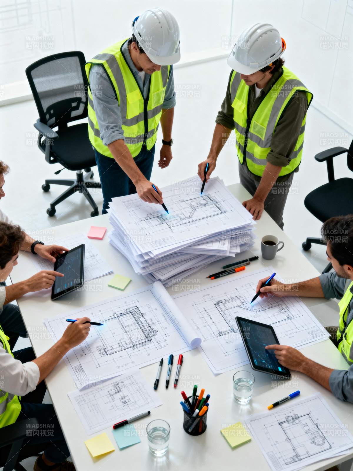 工程师团队协作设计图片