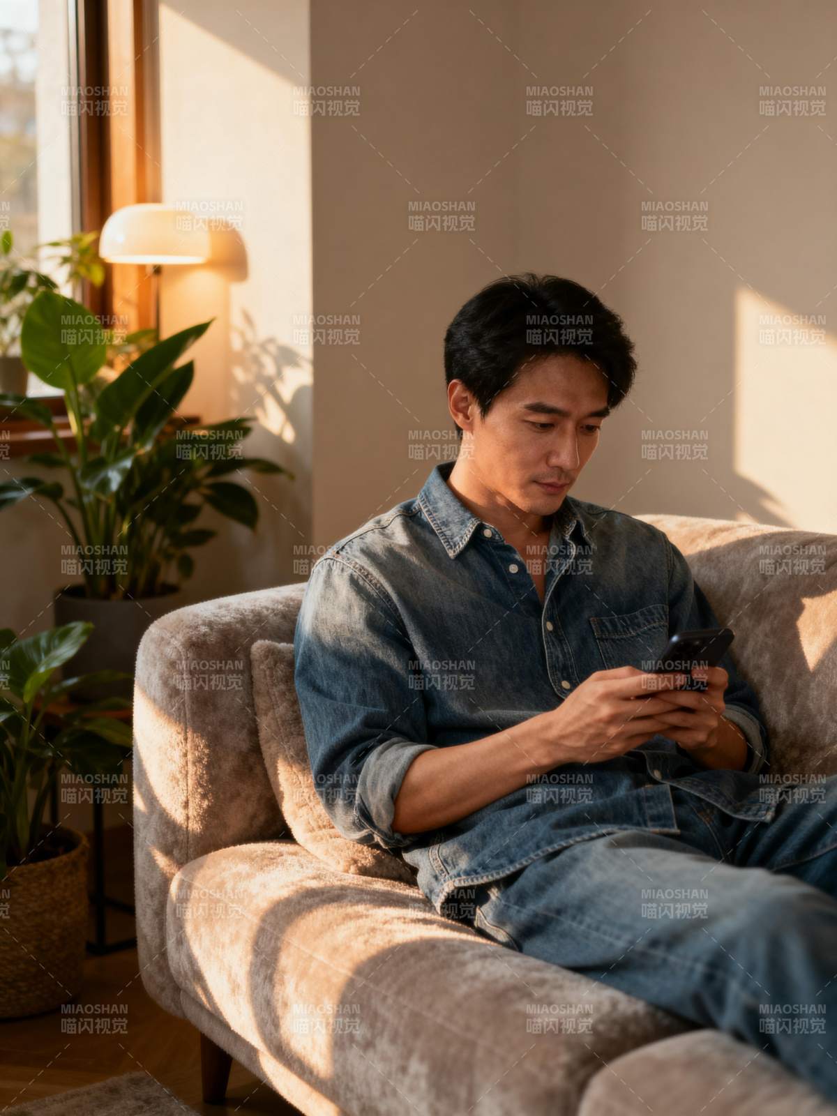 阳光下的悠闲时光图片