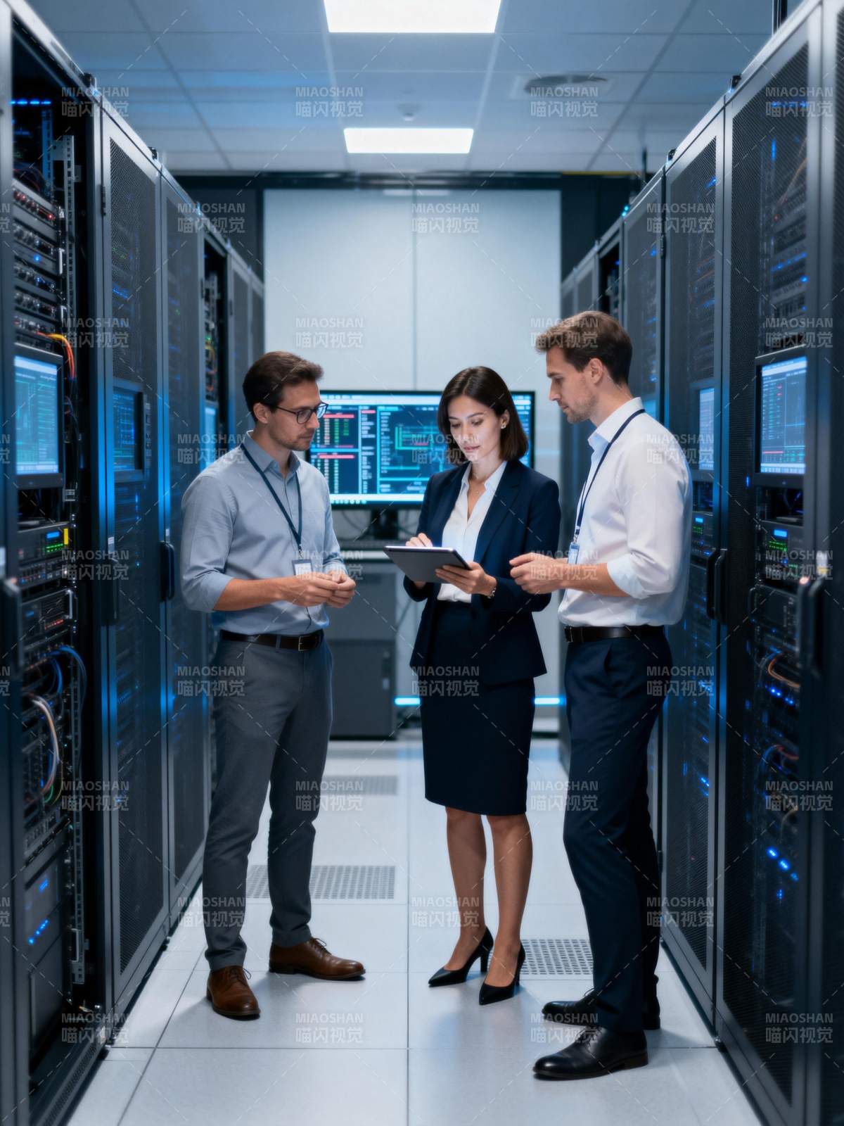 数据中心团队协作图片