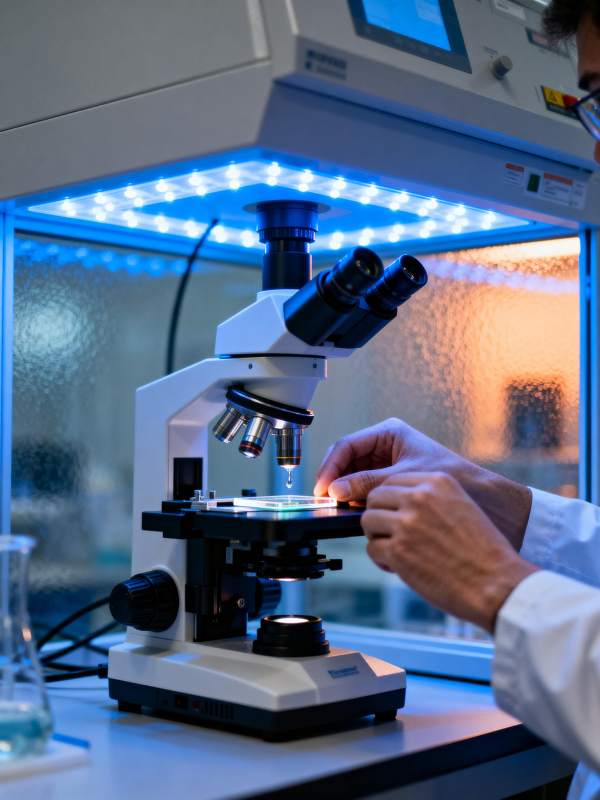 显微镜下科研探索图片