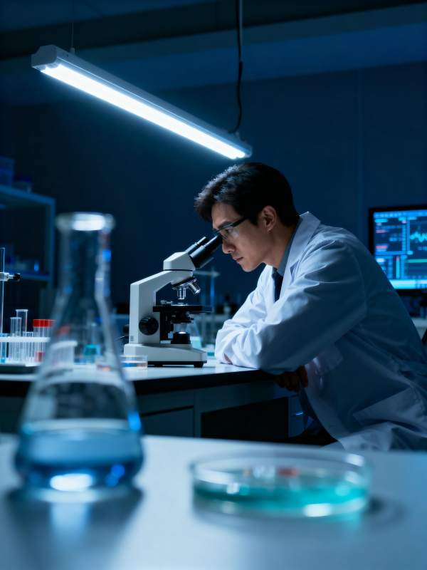 实验室中的科研人员图片