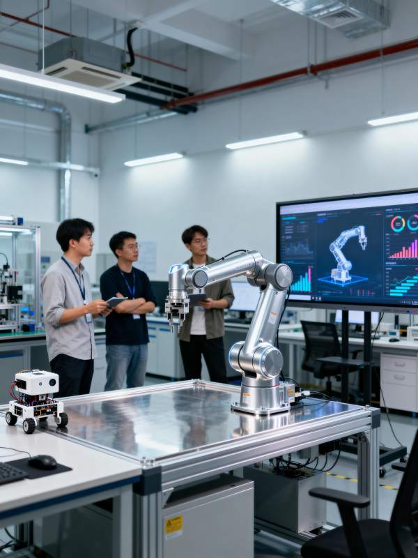 智能机器人实验室图片