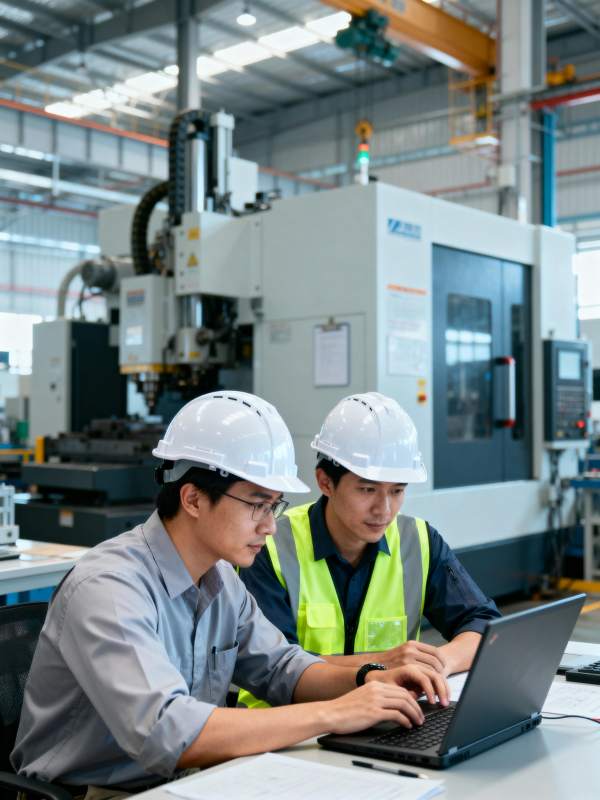 工厂工程师协同工作图片
