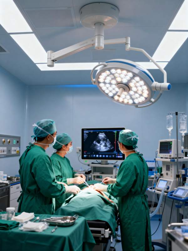 手术室中的医疗团队图片