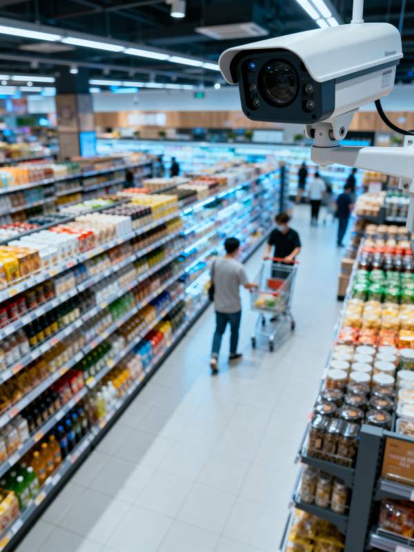 超市监控视角图片