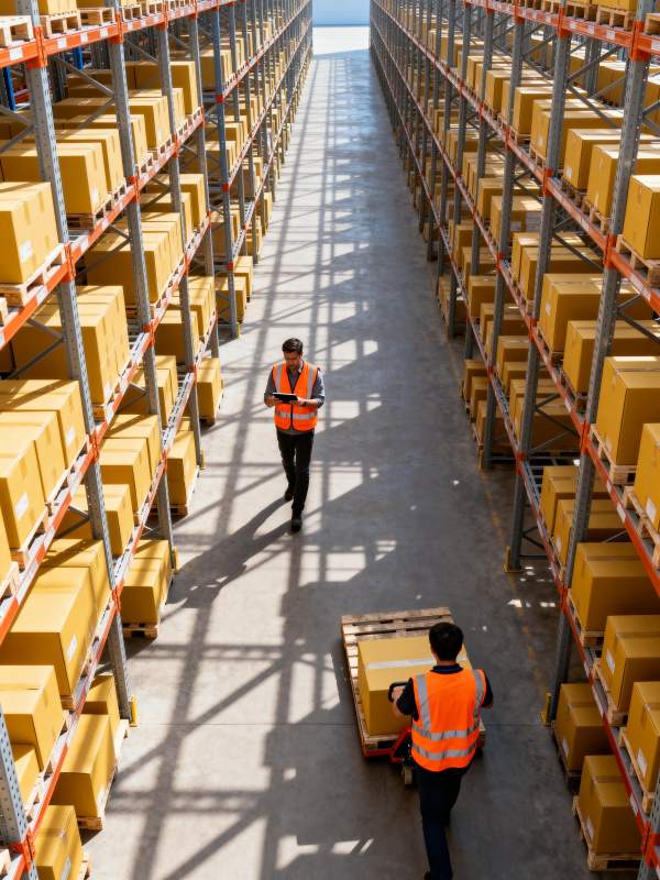 仓库作业现场图片