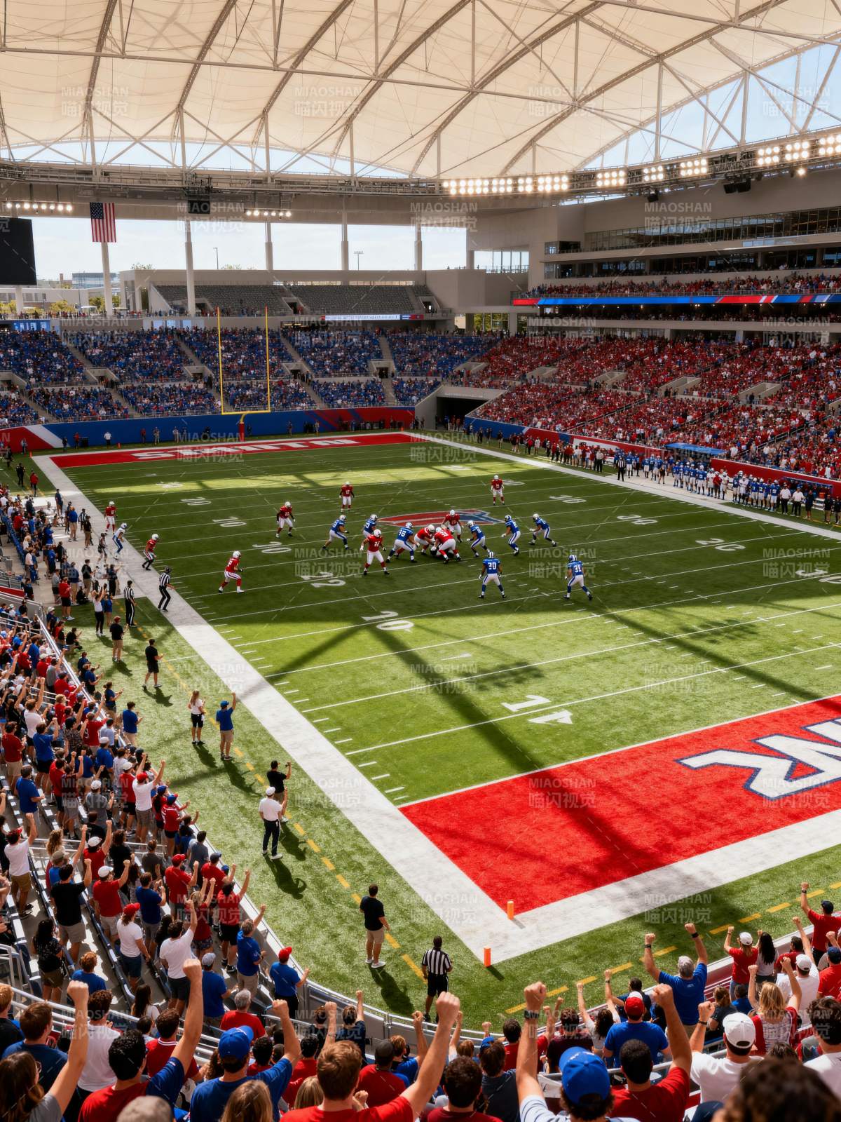 激情橄榄球赛现场图片