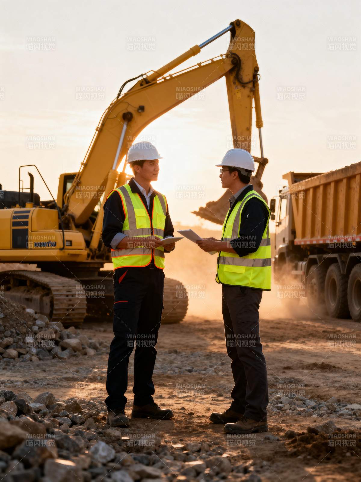 工地交流现场图片