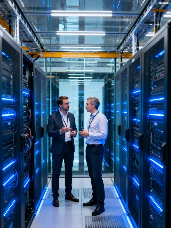 数据中心对话图片