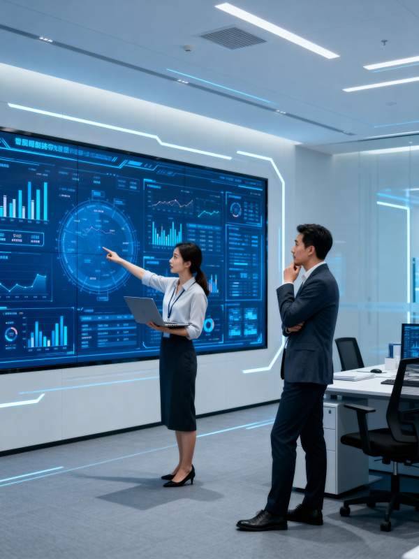 智能数据分析现场图片