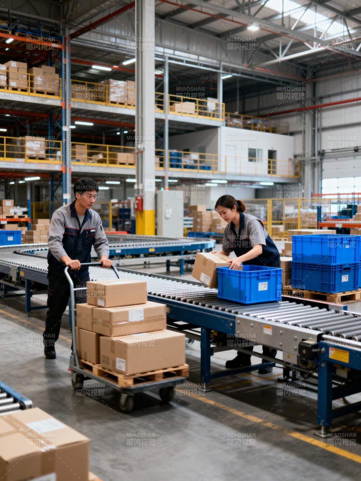 仓库作业现场图片