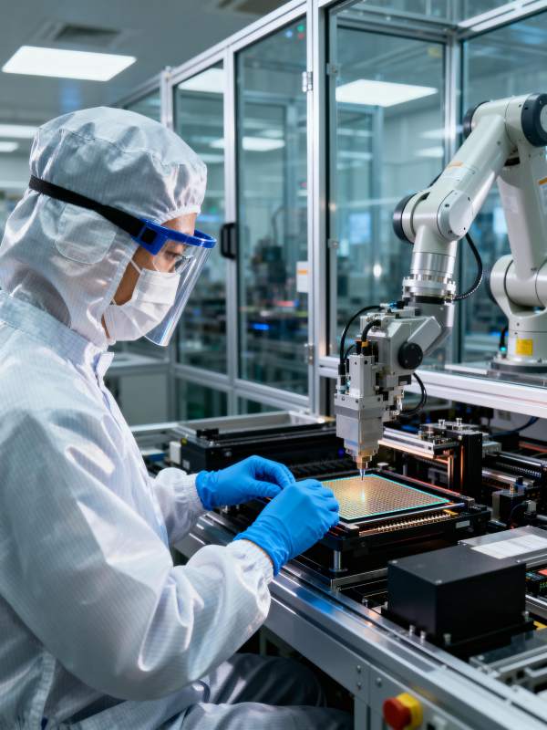 洁净室芯片制造图片