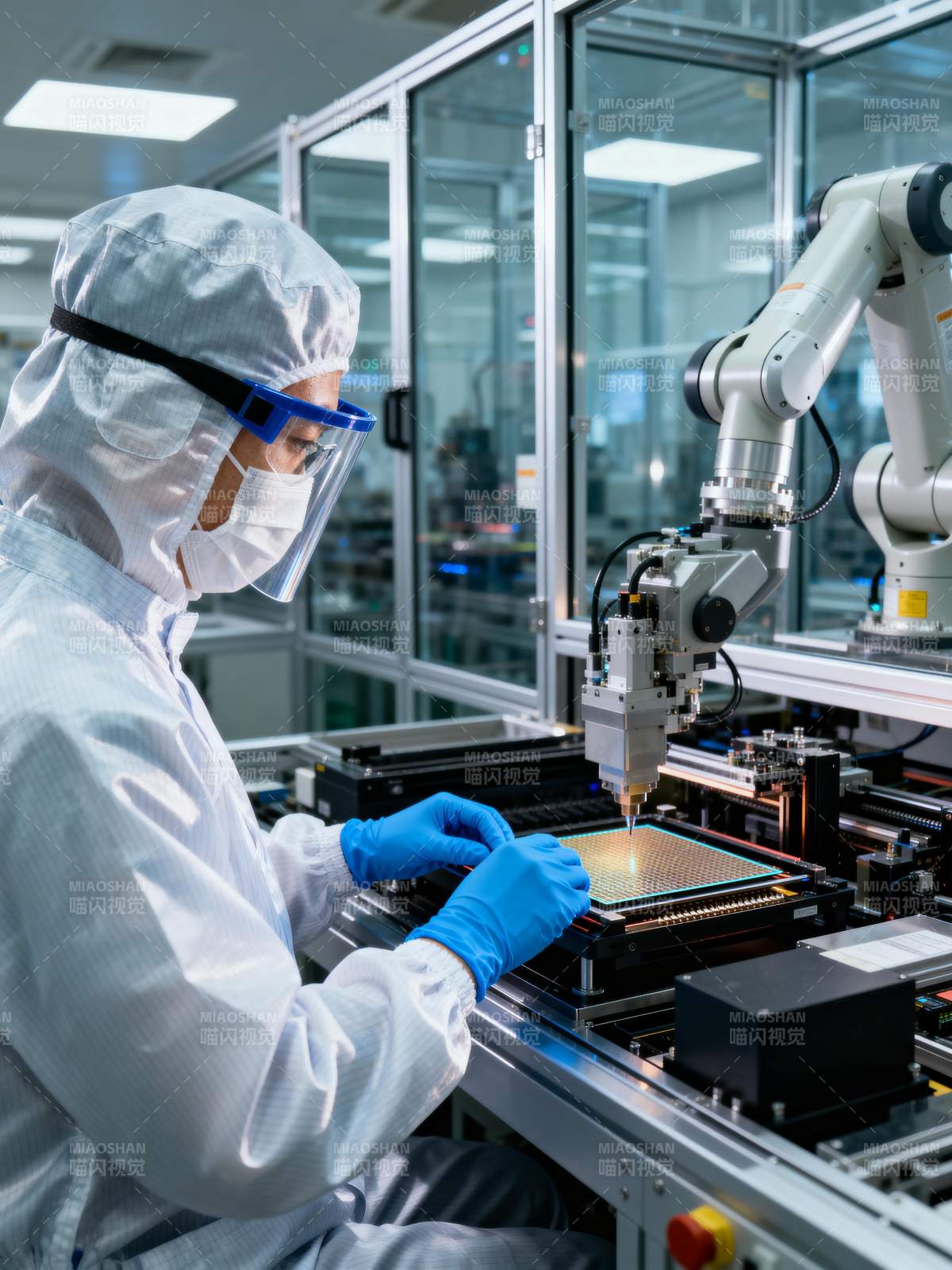 洁净室芯片制造图片