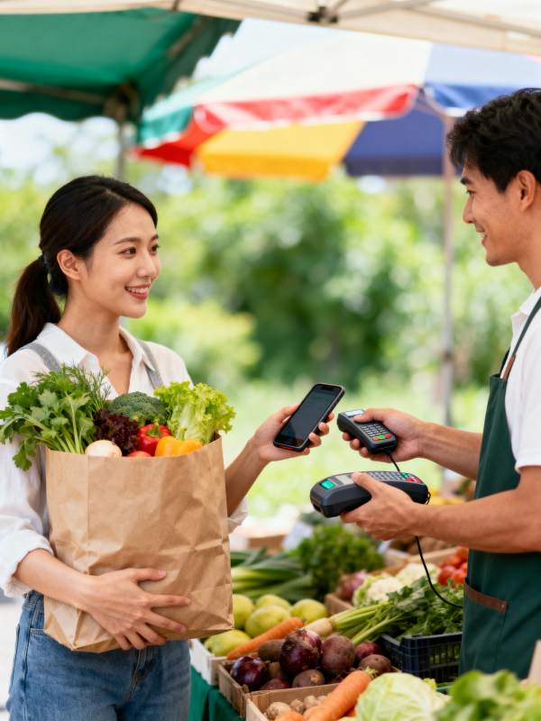 菜市场扫码支付图片