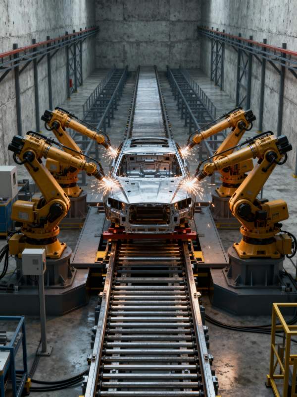 智能焊接生产线图片