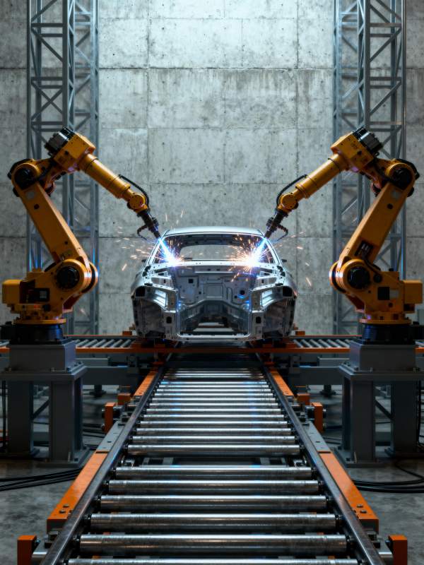 智能焊接生产线图片