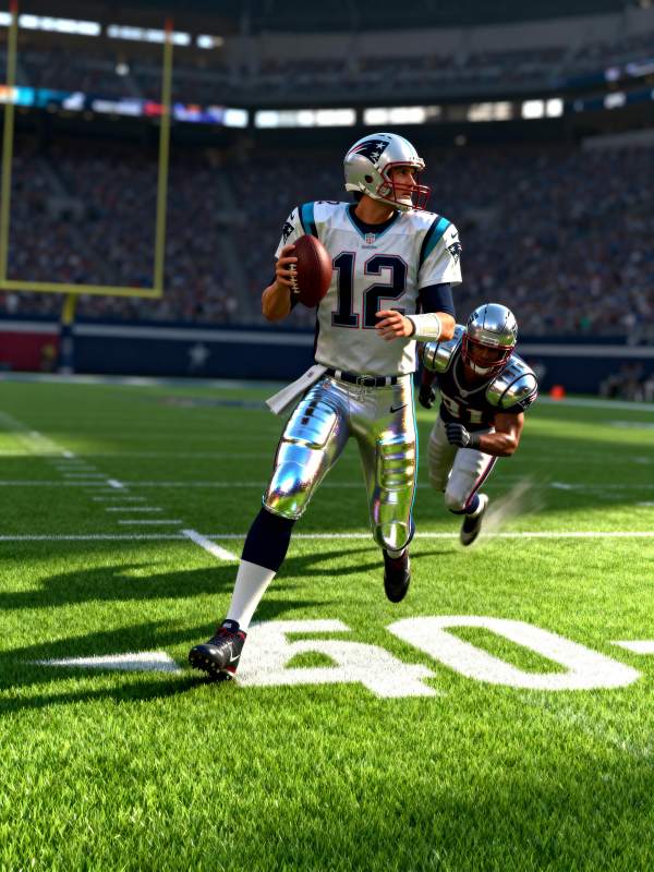 橄榄球赛场上的对决图片