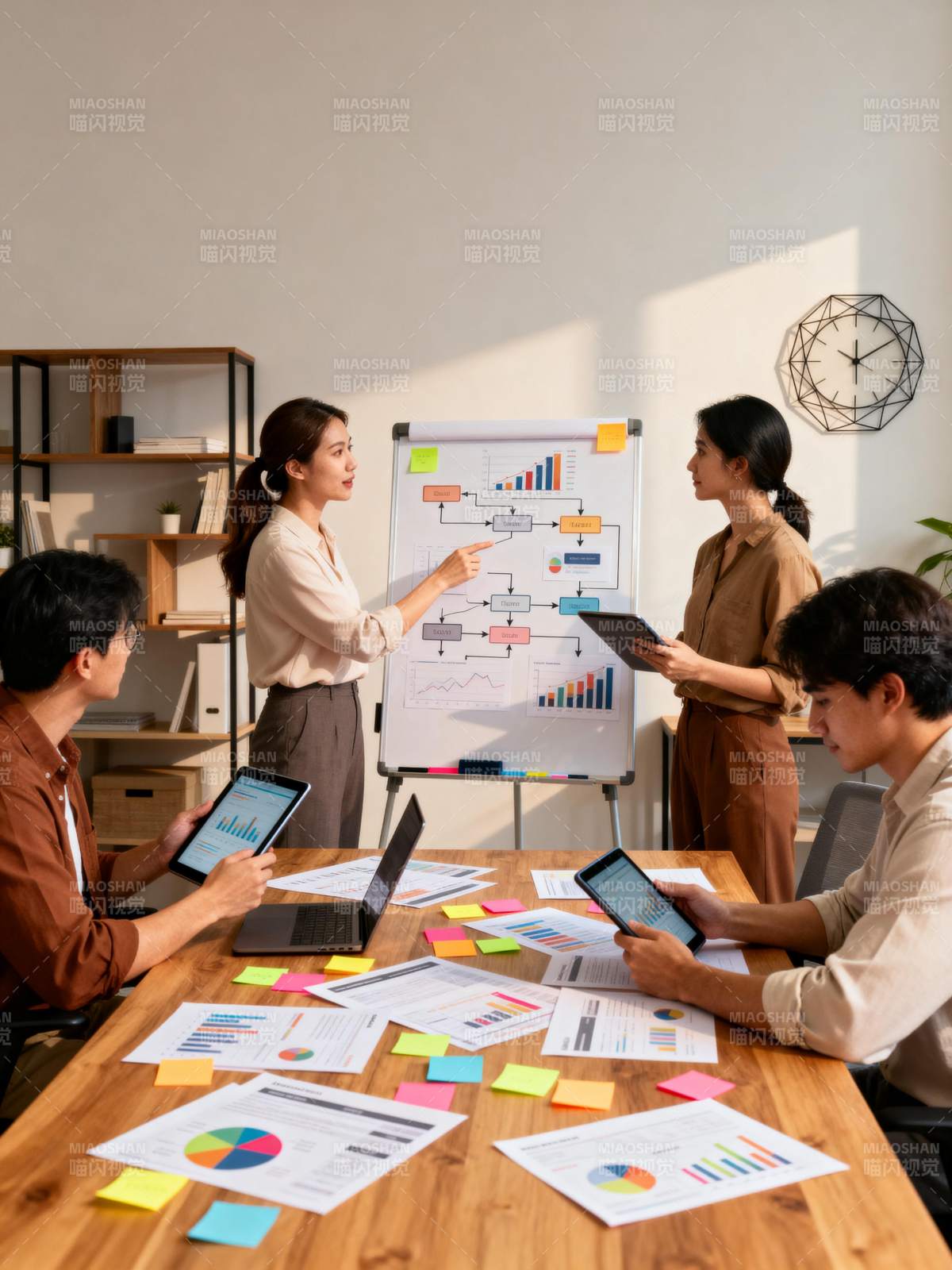 团队协作讨论会议图片