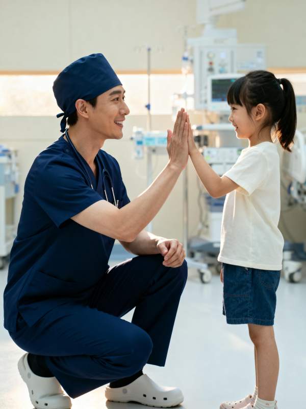 医童击掌微笑图片