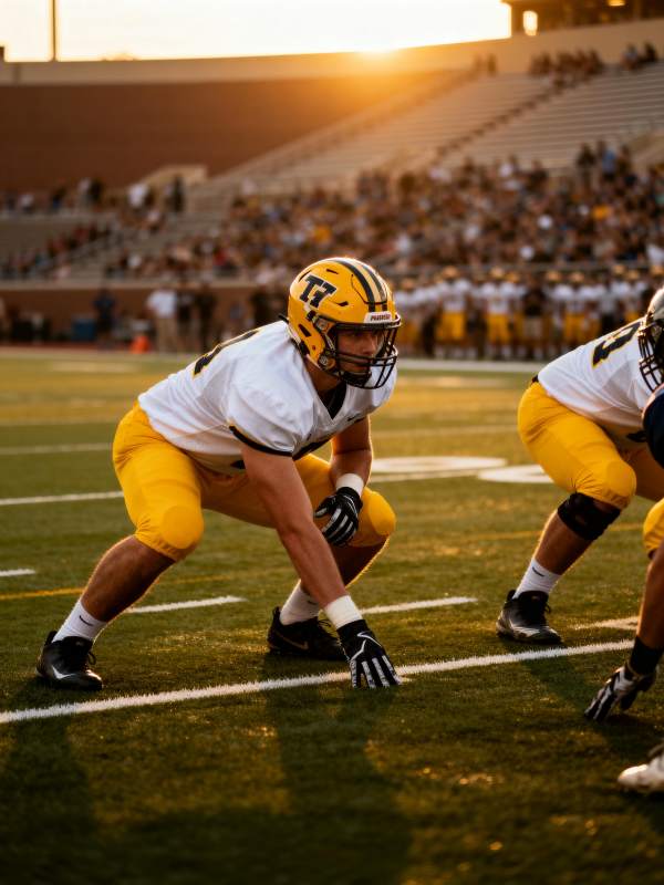 橄榄球赛前准备图片