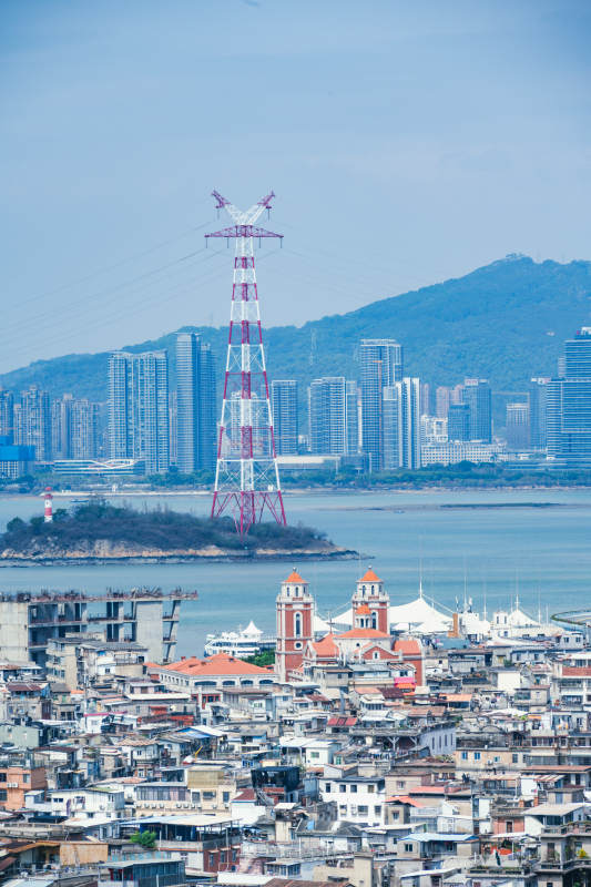 厦门老城区与海景共融图片