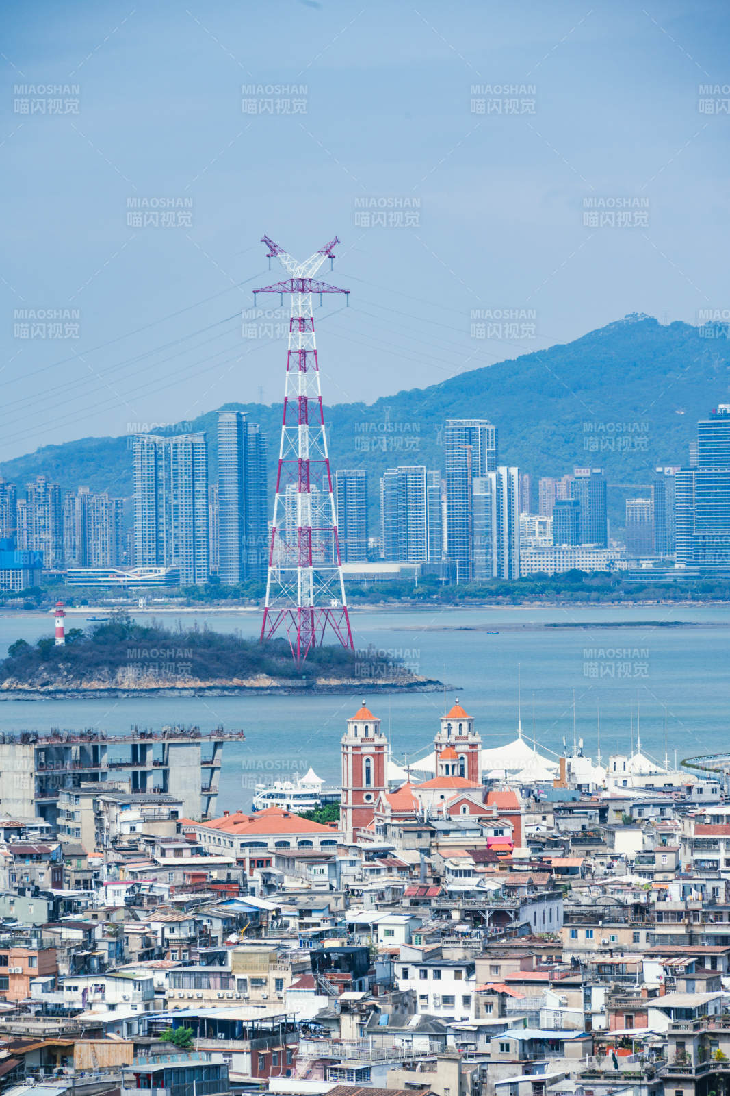 厦门老城区与海景共融图片