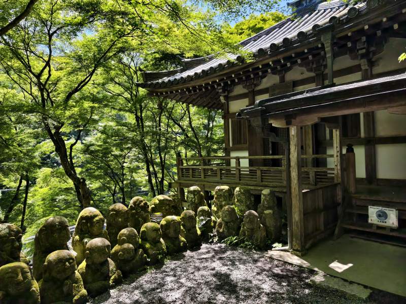禅意古寺石像群 日本京都爱宕念佛寺图片