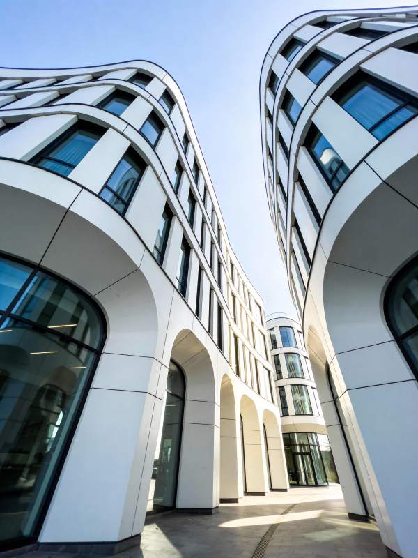 现代建筑曲线之美图片