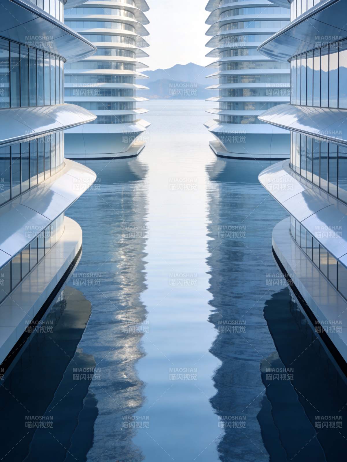 未来水城建筑图片