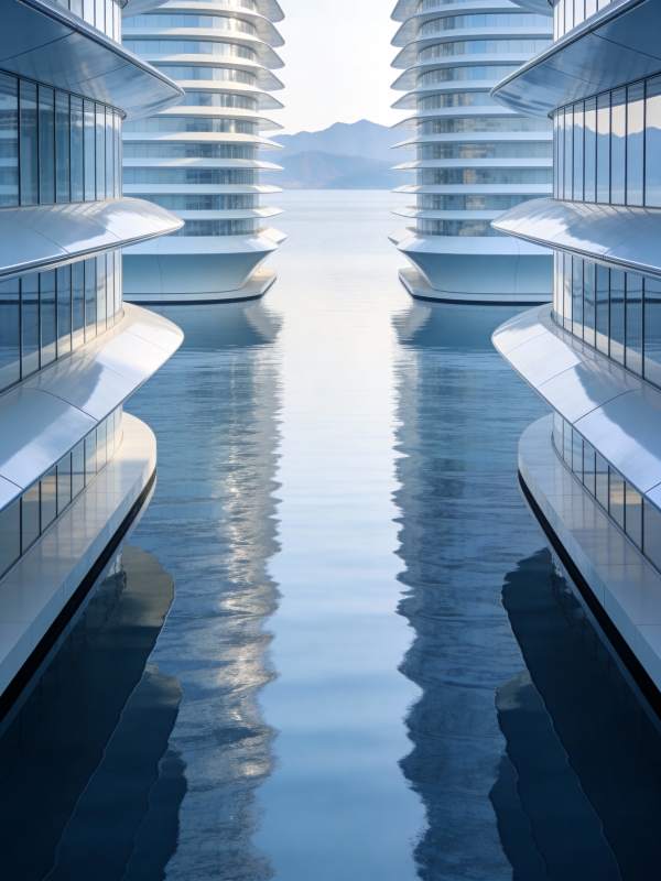 未来水城建筑图片