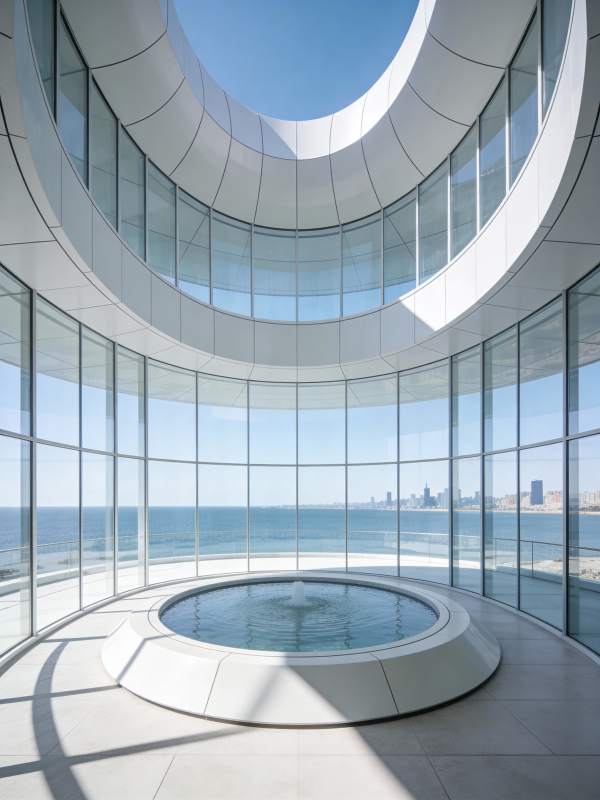 海景天窗泳池图片